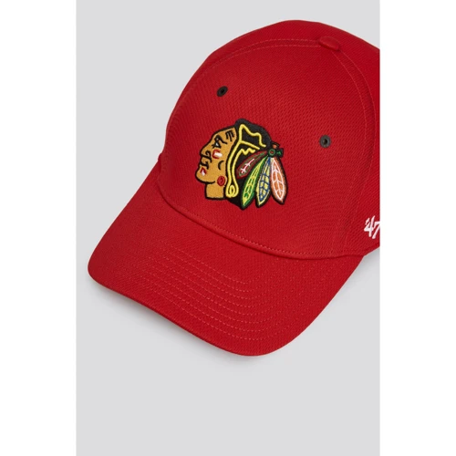 Чоловічі бейсболки 47 Brand Chicago Blackhawks Red 47 Solo червоні (H-FSOLO04ZME-RD) фото 3