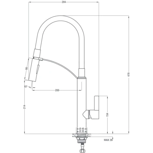 Deante Gerbera BGB B720