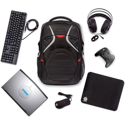 Сумка для ноутбуков Targus 17.3" Strike Gaming Backpack (TSB900EU-70): Вместимость ноутбук, блок питания, аксессуары