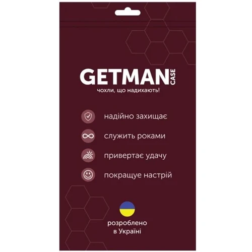 Чехол для iPhone TPU Case GETMAN Ease logo Transparent for iPhone 16e: Тип чехла накладка на заднюю часть