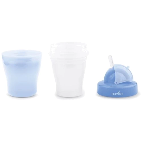 Детский поильник Nuvita 18м+ 200мл. с трубочкой Синий (NV1436Blue): Производитель Nuvita