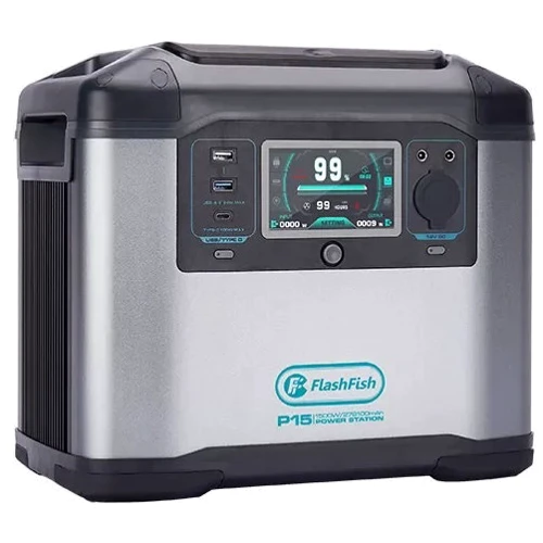 Зарядная станция FlashFish P15 1008Wh 1500W: Емкость аккумулятора, Вт/ч 1008