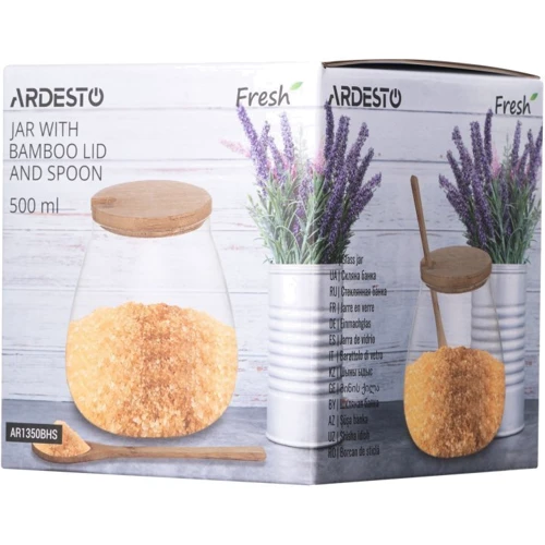 Банка для сахара Ardesto Fresh Sugar 500 мл: Назначение для сахара, для меда, для варенья