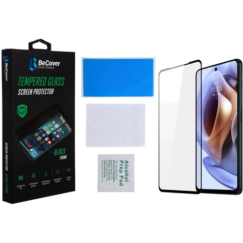 Аксесуар для смартфона BeCover Tempered Glass Black для Motorola Moto G31/G41 (707598)