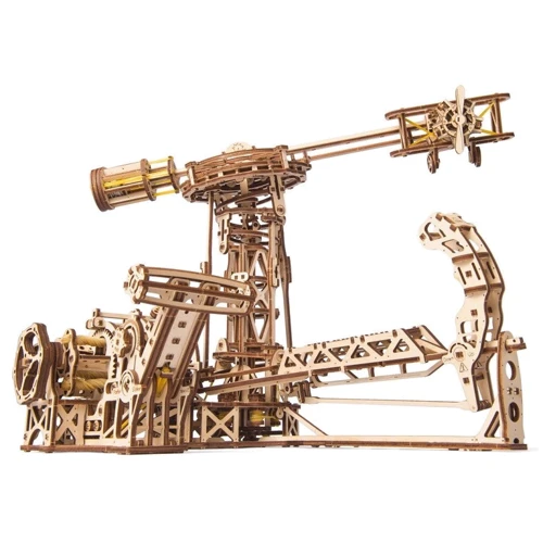 Механічний 3D пазл Ugears Авіатор (70053) фото 7