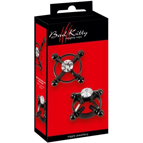 Зажимы для сосков Orion Bad Kitty Nipple Jewellery Вlack