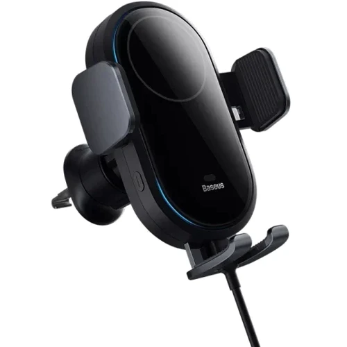 Держатель Baseus Car Holder Air Vent Wireless Charger LightChaser 15W Black (C40355900121-00): Совместимость Apple