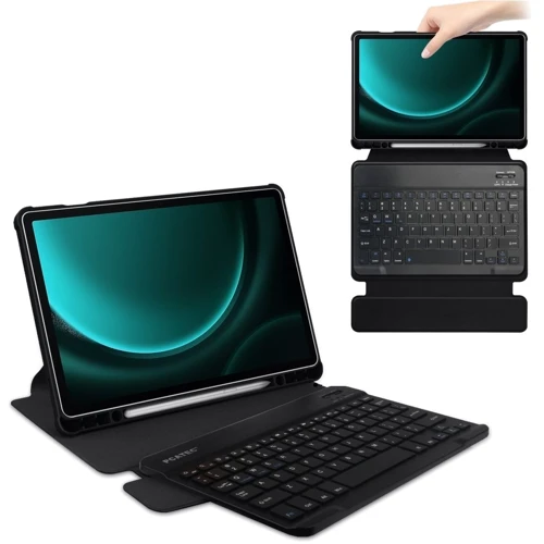 Аксесуар для планшетних ПК BeCover Case Rotatable Smart Keyboard Black для Samsung X810 Galaxy Tab S9 Plus / S9 FE Plus SM-X610/SM-X616B (710392) фото 3