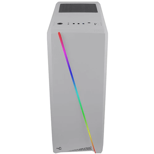 Корпус Aerocool PGS-V Cylon White (ACCM-PV10012.2): Материал передней панели сталь