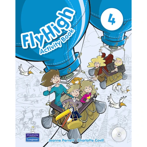 Fly High 4 WB + CD-Rom (тетрадь для домашних работ с вложенным CD 4901990000)