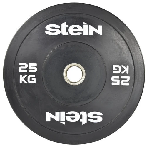 Блин для штанги и гантели Stein 25 кг бамперный (IR5200-25)