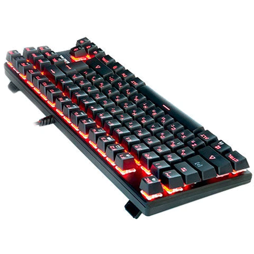 Клавиатура REAL-EL M28 RGB TKL, black: Количество клавиш 96