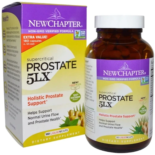 

New Chapter, Prostate 5LX, Holistic Prostate Support, 180 Liquid Vcaps (NCR-90069)