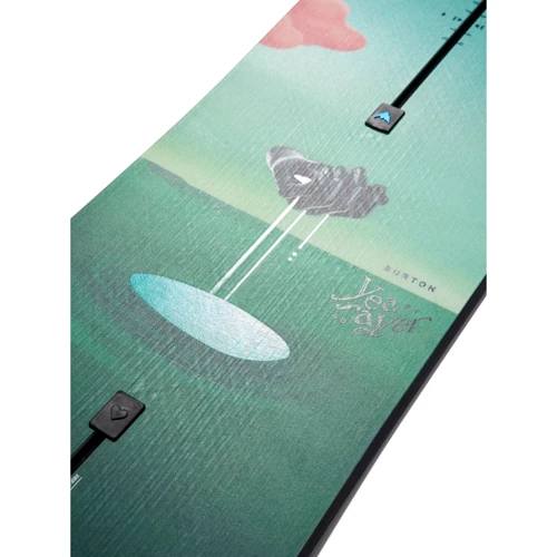 Дошка для сноуборду BURTON (107081B) YEASAYER FLYING V 2025 GREEN 148 см (9010510758101): Стать женский