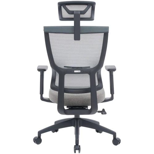 Офісне крісло OfficePro Elegant (OC600-B-DG-DG): Матеріал оббивки Тканина, З сіткою