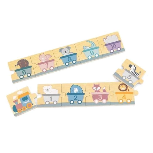 Пазл Viga Toys PolarB Числа та звірята (44071) фото 9