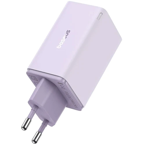 Зарядное устройство Baseus Wall Charger GaN6 Pro 2хUSB-C+2xUSB 65W Purple with USB-C Cable (P10162701533-00)