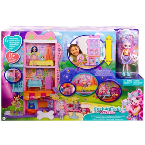 Игровой набор Enchantimals Таунхауз с кафе фото 4