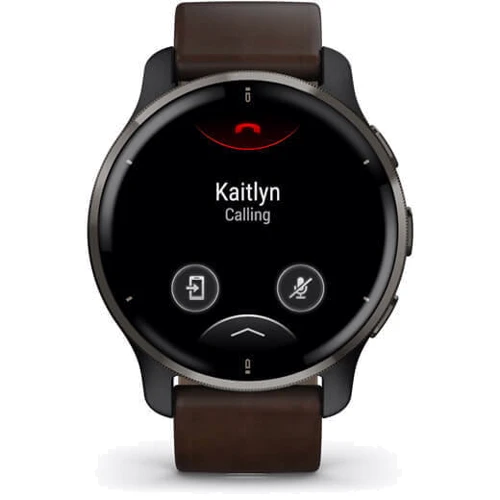 Смарт-часы Garmin Venu 2 Plus Slate Stainless Steel Bezel With Slate Case And Brown Leather Band (010-02496-15): Производитель Garmin