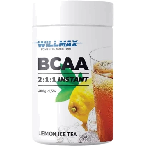 Амінокислота для спорту Willmax BCAA 2:1:1 Instant 400 g /80 servings/ Lemon Ice Tea