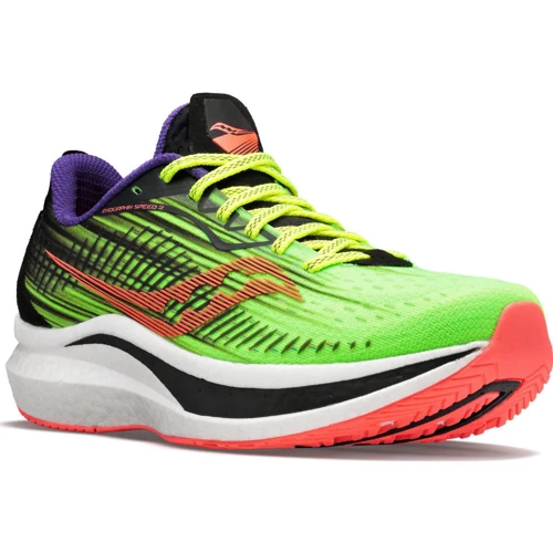 Кроссовки для бега Saucony Vizipro Endorphin Speed 2 (10688-65s) 37 (7) зеленые текстиль всесезон: Размер 37