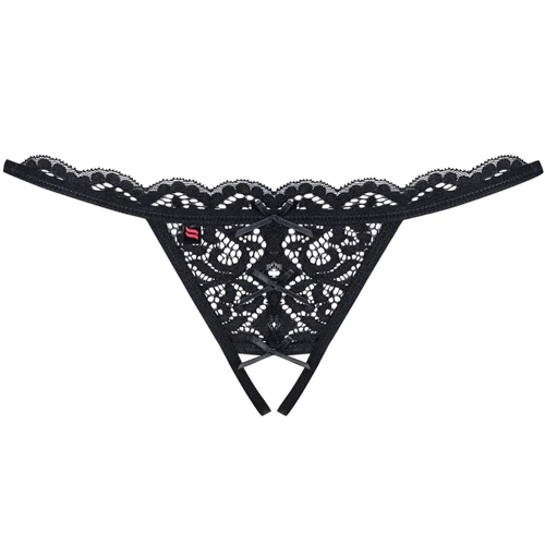 Трусики-стринги Obsessive 831-THC-1 black S/M