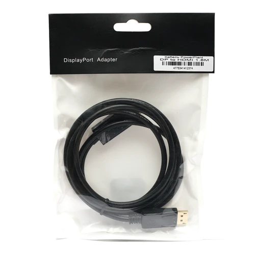 Кабель и переходник DisplayPort to HDMI PowerPlant (KD00AS1237): Тип кабель