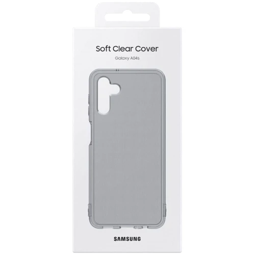 Чохол для телефона Samsung Soft Clear Cover Black (EF-QA047TBEGRU) для Samsung A047 Galaxy A04s: Колір чорний