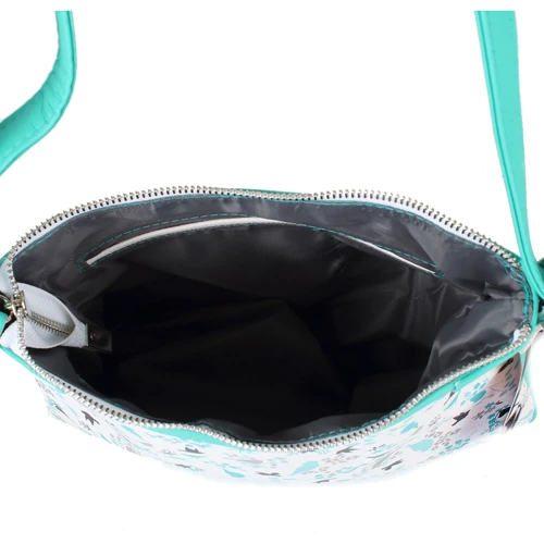 Женская сумка через плечо Laskara бирюзовая (LK-20286-turquoise): Страна производитель Чехия