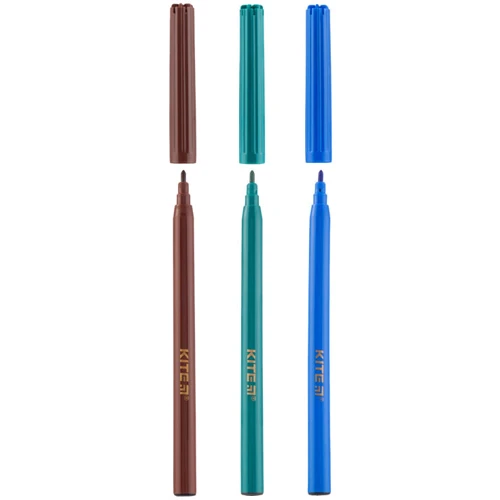 Фломастери Kite Jolliers K19-047, 12 кольорів: Тип На водній основі