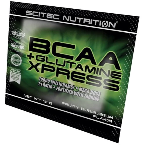 Амінокислота для спорту Scitec Nutrition BCAA+Glutamine Xpress 12 g /sample/ bubble gum