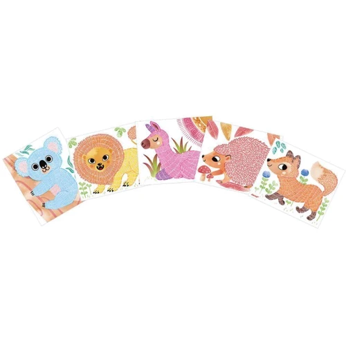 Набор для творчества Janod Раскраски Животные (J07783)