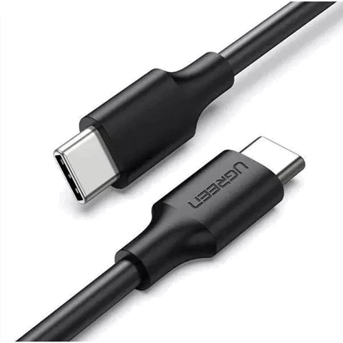 Кабель UGREEN USB-C to USB-C US286 3A 60W 2m Black: Тип USB-C - USB-C