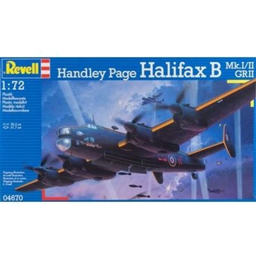 Revell (1:72) Самолет (1940г.,Великобритания) Handley Page Halifax Mk.I/II (04670): Производитель Revell
