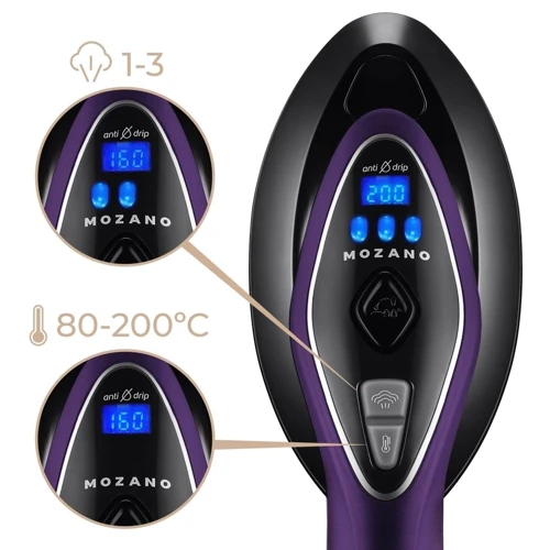 Отпариватель Mozano Ultra Care Purple: Мощность, Вт 2500