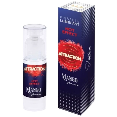Змазка для орального сексу зі зігріваючим ефектом MAI Attraction Heat Mango (50 мл)