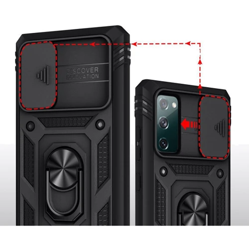 Чохол для телефона BeCover Military Black для Samsung M135 Galaxy M13 (708207): Колір чорний
