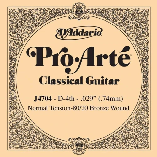 Струна для гітар Струна J4704 PRO ARTE NYLON D BRONZE WOUND