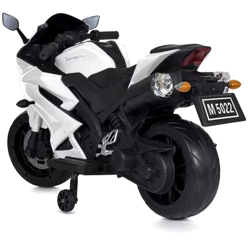 Дитячий електромотоцикл 2 колісний Bambi Racer 45W білий (M 5022EL-1): Рекомендований вік от 3 лет до 8 лет