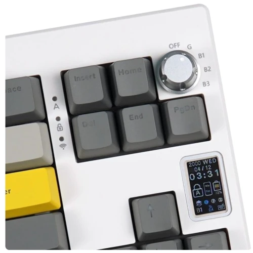 Клавіатура Epomaker Shadow-X White (SHX-W-WL): інтерфейс підключення USB