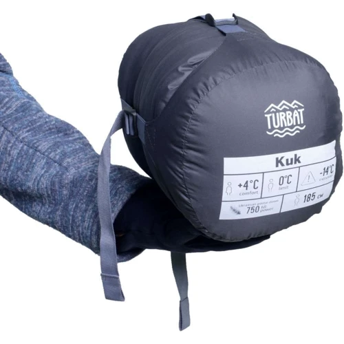 Спальный мешок Turbat KUK 350 пуховый Blue - 185 - синий (012.005.0123): Тип кокон