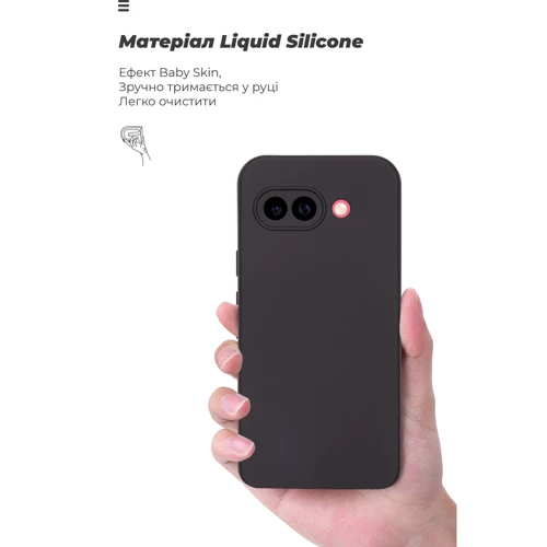Чехол для телефонов ArmorStandart ICON Case Camera cover Black for Google Pixel 9a (ARM83646) фото 7