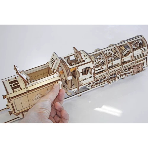 Механічний 3D пазл UGEARS "Локомотив з тендером" (70012) фото 5