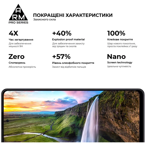Аксессуар для смартфона ArmorStandart Tempered Glass Pro Black for Oscal Tiger 12 (ARM75106) фото 6
