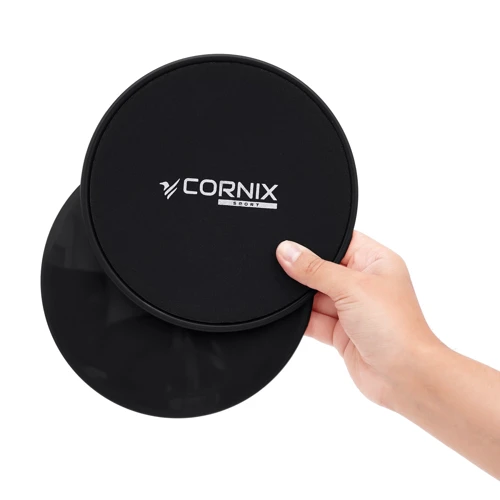 Прочий тренажер Диски-слайдеры для скольжения (глайдинга) Cornix Sliding Disc 2 шт XR-0178 Black: Производитель Cornix
