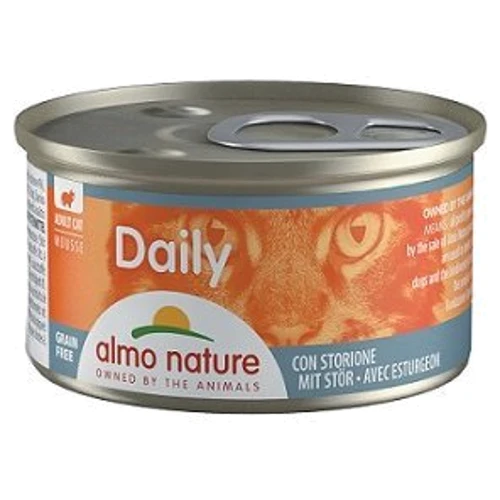 Almo Nature Adult Cat Daily Mousse з осетром 85 г