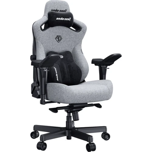 Кресло игровое Anda Seat Kaiser 3 Pro Size XL Grey Fabric (AD12YDC-XL-01-G-PV/F-G02) фото 4