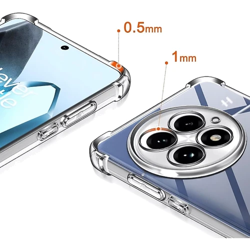 Чехол для телефонов BeCover TPU Case Anti-Shock Clear for OnePlus 13 5G (713157): Материал термопластичный полиуретан (TPU)