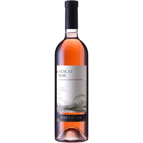 Вино Bostavan Muscat Rose 0.75л (DDSAU8P013)