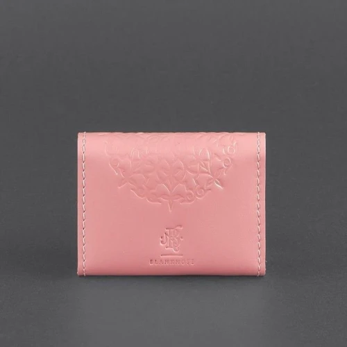 Жіночий Картхолдер BlankNote рожевий (BN-KK-3-pink-peach): Стать жіночий
